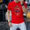 2024 Nuova Summer Luxury Mens Thirts Designer Tshirt a maniche corte Uomini estivi da donna Lettera di trapano calda Tees Streetwear Streetwear Hip Hop Casual Shirts Times M-4xl