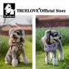 Imbracature Truelove PET IMBAMENTO MEGNO MEGGIO MESH morbido Rete di pet riflettente regolabile Piccola e media razze non tira per cani regolabile cablaggio TLH3016