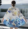 Ethnic Clothing Europe And The United States Leisure Vacation Travel Sun Protection Clothes Loose Cardigan Improved Kimono Men Women's Thin