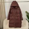 Oftbuy 2024 vrouwen 90% witte eend omlaag jasje losse oversized lange puffer jas herfst winter warme outdarnen vrouwelijke parka's