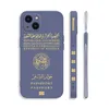 Numpionari del telefono cellulare Algeria Passport Telefono Custodia per iPhone 15 14 13 12 11 Pro Max Mini xr XS MAX SE20 6 6S 7 8 Plus Silicone Case con cinturino Y240423