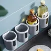 Storage Bottles Wall-mounted Spices Bottle Box Refrigerator Door Plastic Wrap Paper Roll Holder Stand Wall Organizer Case Shelves