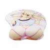 Cuscinetti del mouse Pognano il Illya anime 3D Hip Mouse Pad con il polso REST Y240423