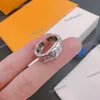 Дизайнерское новое кольцо с буквой, винтажный цветок, классические кольца с алфавитом, серебряные кольца в стиле хип-хоп, панк, ювелирные изделия на палец, серебро, латунь, европейско-американское кольцо с темпераментом