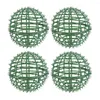 Decoratieve bloemen 4 pc's Bloemarrangement Kransen Diy Ballen Woodland Kinderland Decor Plant Plant Ei Bloemkooi Balbloemrek Plastic