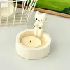 Kaarsen kat kandelaarhouder schattige kandelaar decor decor schattig voortreffelijk creatief duurzaam duurzame hoge tempe resistent katten opwarming poten kaars