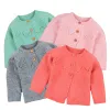 Coats Baby Girl Sweater Cardigans Fashion Spring осень с длинным рукавом новорожденные вязаные куртки малыш