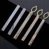 Clips Men Metal Metal Coldie Boucle Golle Silver Color Tie Bar Clât Clip Clip Clies Pin Pin Fashion Bijoux exquis pour cadeau de mariage