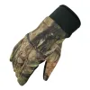Chaussures d'automne hiver arbre bionique camouflage de chasse gants de pêche à deux doigts des gants de conduite anti-aslip
