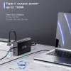 Laddare UVOOI 245W GAN 3 PRO USB C Power Adapter 4 Port Typ C Snabbladdning 3.0 QC4 Laddare PD 100W PPS 65W Snabbladdning för bärbara datorer