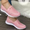 Casual Shoes Women 2024 Spring Fashion Breathable Mesh Flats Sneakers Roman Work Wedges Slip On Woman Walking