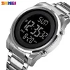 Relógios Skmei Digital 2 vezes os relógios masculinos da moda lideraram homens Digital Wristwatch Chrono Count Down Hora do alarme para homens Reloj HOMBRE 1611