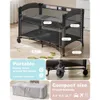 4-в-1 Baby Bassinet Martidate Sleeper с Playard, портативным пеленком-идеальная кроватка для новорожденных для новорожденных, конвертируется в Playpen