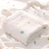 Définit la couverture pour bébé pour le nouveau-né en bambou en bambou en coton en mousseline en mousseline enveloppe pour la literie bébé en nourrisson Chaussure de bain 4 couches