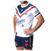 Men Jersey 2022 Australian Roosters Home/Away Short Sleeve T-Shirt Olive Sportswear Rugby