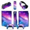 Adesivi sky design 5 in 1 set completo pelle per la decalcomania adesiva con console disco PS5 per playtation 5 Controller Charge Stapper Auffere