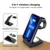 充電器15w 3 in 1 iPhoneの高速ワイヤレス充電器14 13 12 11 Pro Max Wireless Charging Dock Stand for Apple Watch 7 SE Airpods Pro