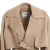 Płaszcz designerski kaszmirowy płaszcz luksusowy płaszcz Max Mara Women Coat moda