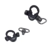 Accessories Tactical AEG Rear Clip Strap Dual Side End Plate Flexible QD Sling Mount Push Botton Adapter For M4 M16 Airsoft