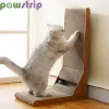 Toys Cat Scratch Board Lshaped Détachement ondulé en papier ondulé Cat Scraper Durable Cat Training Griding Claw Toy Meubles Protecteur