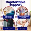 Hip Brace -lårkomprimeringshylsa Hamstring Ginskkomprimering Stödomslag för Hip Pain Relief ischiasikvadmuskelstammar 240416