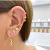 Earrings Animal Series Ear Rings Bling Zircon Hoop Earrings for Women Girls Wedding Jewelry Pendientes Orecchini Drop Earrings 2024 Trend