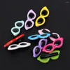 Appareils pour chiens 10pcs / Set Plastic Pet Sunglasses Sunglasses Hair Hair Wress Hair Clip Pet Pet