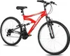 Bikes Mountain bike 26 inch outdoor bike 18 speed/high carbon steel/dual suspension adjustable ergonomic seats Y240423