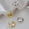 Kolczyki anenjery srebrny kolor grube kolczyki dla kobiet punkowe ucha biżuterii 2022 NOWOŚĆ hurtowni