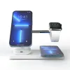 Chargers 4 em 1 qi carregador sem fio Stand para iPhone 14 13 12 Estação de carregamento rápido da Samsung para iwatch Galaxy Watch 5 4 3 AirPods Pro 2 3
