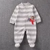 One-Pieces 2022 Unisex Baby Romper Fleece Fabric Baby Boy Girl Clothes brands Newborn Baby Clothing infant Baby Jumpsuits Winter Romper