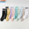 Chaussettes masculines pour femmes coton coordonnées chaussettes élastiques chaussettes pour les femmes adaptées au ballet fitness yoga et au Pilates yq240423