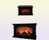 Electric Fireplace Lantern Led Flame Log Effect Rectangle Fire Place For Home Decor Indoor Christmas Ornaments2370192