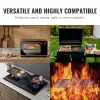 Processors VEVOR Reversible Griddle PreSeasoned Cast Iron Griddle NonStick Family Pan Cookware with Handles Flat Top Plate for BBQ,