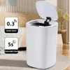 SDARISB Smart Sensor Trash Can Automatic Kicking Barbage Bin para el baño de cocina Implaz de agua 8512L Residuos eléctricos Y240408