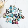 13Colors Princess Anime Charms Wholesale Childhood Memories Game Rolig present Cartoon Charms Shoe Accessories PVC Decoration Buckle Soft Rubber Clog Charms