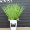 装飾的な花60cm偽の植物玉ねぎ草人工花のウェディングレイアウトホームデスクトップ装飾アクセサリー美学室の壁