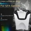 Sprutar husdjur butik bad pool katt spa maskin tvätt hund pool liten husdjur hund katt universal bad spa dedikerad badkar