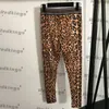 Retro Leopard Camis Leggings Sexig Yoga Tracksuit Designer Topps Pants Fashion Padded Up Tracksuit Two Piece Sport Tracksuits