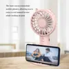 Andere apparaten Portable Portable Fan Kleine koelventilator USB Laad Fan Wimelash Silent Cooler Portable Fan Mini USB Laad Desktop Fan J240423