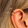 Örhängen 1/3pairs Maria Minimalistiska båge örhängen för kvinnor män Böhmen Söt rostfritt stål Tiny Zircon Piercing Ear Rings Trendiga smycken