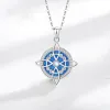 Halsketten Eudora 925 Sterling Silber Hexe Keltische Knoten Halskette für Männer Frauen Opal Moonston Hexerei Amulett Halsketten Wicca Schmuck Geschenk