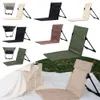 Ультра -светло -складное кресло стул для кемпинга садовый парк одиночный стул Стул Бэкрест подушка для пикника на спинке пляжный стул для кемпинга 240422