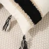 Coussin de coussin de tufting oreiller 45x45 / 30x50cm taies d'oreiller décoratives pour canapé lit salon décor de maison