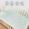 Ställer in Goodbaby Baby Urine Pad Waterproof Diaper Nappy Urin Mat Kid Simple Bedbling Changing Cover Pad Sheet Protector 120x65cm 2st