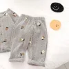 Robes 2022 automne nouveau bébé pyjamas vêtements ensembles de garçons mignons filles poire sommeil ensemble bébé vêtements d'intérieur