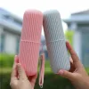 Toothbrush Portable Toothbrush Travel Cover Cup Bathroom Toothpaste Holder Storage Case Travel Camping Organizer Kit Tumblers Storage Box