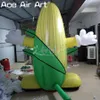 Géant en gros géant 2,5mh Modèle de plante de dessin animé de maïs gonflable pour les expositions agricoles de la ferme montre la décoration