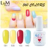 KITS IBDGEL 12 colori da 15 ml Accessori per chiodo polacchi gel per chiodo semipermanent nail art chioda inzuppa