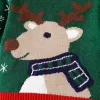 Sweatshirts Patpat Christmas Sweatshirts Baby Boy Clothes Girl Girn Automne Rendeer Graphic Longsleeve Tricoted Pull